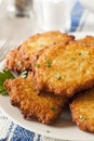 Homemade Traditional Potato Pancake Latke Royalty Free Stock Photo