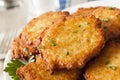 Homemade Traditional Potato Pancake Latke Royalty Free Stock Photo