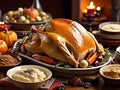 Homemade Turkey Thanksgiving Dinner Royalty Free Stock Photo