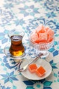 Homemade turkish delight lokum