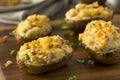 Homemade Twice Baked Potatoes Royalty Free Stock Photo