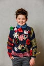 Homemade ugly christmas sweater Royalty Free Stock Photo