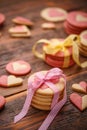 Homemade Valentines cookies