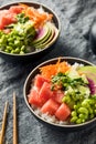 Homemade Vegan Poke Bowl