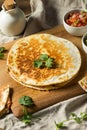 Homemade Vegetarian Quesadilla with Cheese Royalty Free Stock Photo