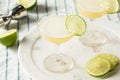 Homemade Vokda Gimlet Cocktail