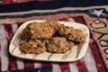 Homemade Walnut Raisin Cinnamon Spice Cookies