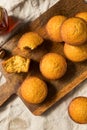 Homemade Warm Cornbread Muffins