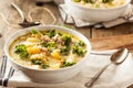 Homemade Warm Creamy Tuscan Soup Royalty Free Stock Photo