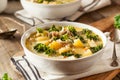 Homemade Warm Creamy Tuscan Soup Royalty Free Stock Photo