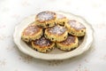 homemade Welsh cakes ( bakestones ) Royalty Free Stock Photo