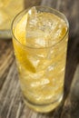 Homemade Whiskey Highball with Soda Water