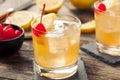 Homemade Whiskey Sour Cocktail Drink Royalty Free Stock Photo