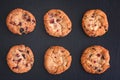 Homemade White Chocolate Chip Cranberry Cookies Royalty Free Stock Photo