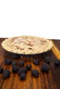 Homemaid blackberry pie Royalty Free Stock Photo