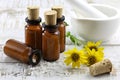 Homeopathic arnica pills Royalty Free Stock Photo