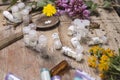 Homeopathic bottles and Pills