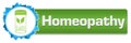 Homeopathy Blue Green Random Shapes Circle Bar