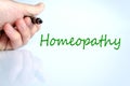 Homeopathy Concept