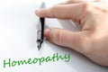 Homeopathy Concept