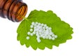 Homeopathy. Globules as alternative medicine