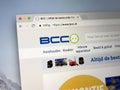 Homepage of bcc