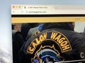 Homepage of Dutch motorclub Caloh Wagoh MC Main Triad. Royalty Free Stock Photo