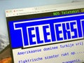 Homepage of the Dutch Teletext Royalty Free Stock Photo