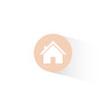 Homepage Icon Vector in Trendy Flat Style. Home, House Symbol Illustration