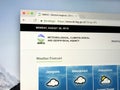 Homepage of the Indonesian Agency for Meteorology, Climatology and Geophysics BMKG