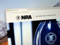 Homepage of The National Rifle Association of America NRA Royalty Free Stock Photo