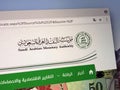 Homepage of The Saudi Arabian Monetary Authority