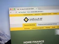 Homepage of The Saudi Investment Bank