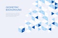 Homepage template. Header for website and mobile website. Concept of computer technology. Abstract geometric element