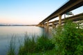 Homer M. Hadley Memorial Bridge over Lake Washington in Seattle Royalty Free Stock Photo