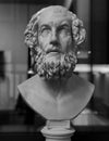 A bust of the legendary ancient poet Homer, a Greek Icon