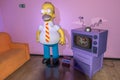 Homer Simpson wax figure at the Wax Museum