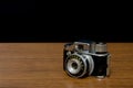 Homer Subminiature Miniature 17.5mm Film Camera One of the smallest camera in the world it`s Japanese Royalty Free Stock Photo