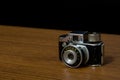 Homer Subminiature Miniature 17.5mm Film Camera One of the smallest camera in the world it`s Japanese Royalty Free Stock Photo