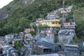 Homes in the Santa Marta favela at Rio de Janeiro in Brazil.