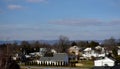 Homes along Interstate 81 in Carlisle, Pennsylvania