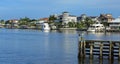 Homes and timeshares on Fort Myers Beach Royalty Free Stock Photo