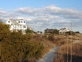 Homes on Wrightsville Beach, North Carolina Royalty Free Stock Photo