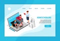 Homeschooling Landing Page Design