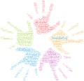Homeschooling Word Cloud Royalty Free Stock Photo