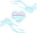 Homeschooling Word Cloud Royalty Free Stock Photo