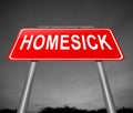 Homesick concept. Royalty Free Stock Photo