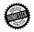 Homesick rubber stamp Royalty Free Stock Photo