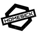 Homesick rubber stamp Royalty Free Stock Photo