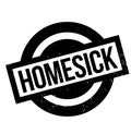 Homesick rubber stamp Royalty Free Stock Photo